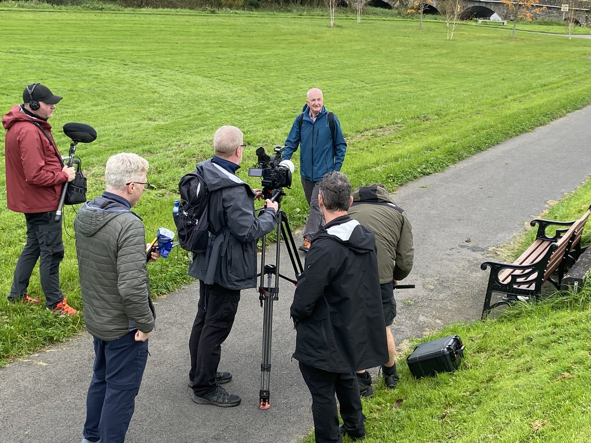 RTÉ’s Tracks & Trails is set to showcase #StDeclansWay south of Cahir with former RTE Northern Editor, Tommie Gorman on Fri, May 10, on RTÉ 1. Glad to have had the chance to walk with Tommy and share our mutual love of history and nature. @StDeclansWay @cahirnews @MunsterVales I