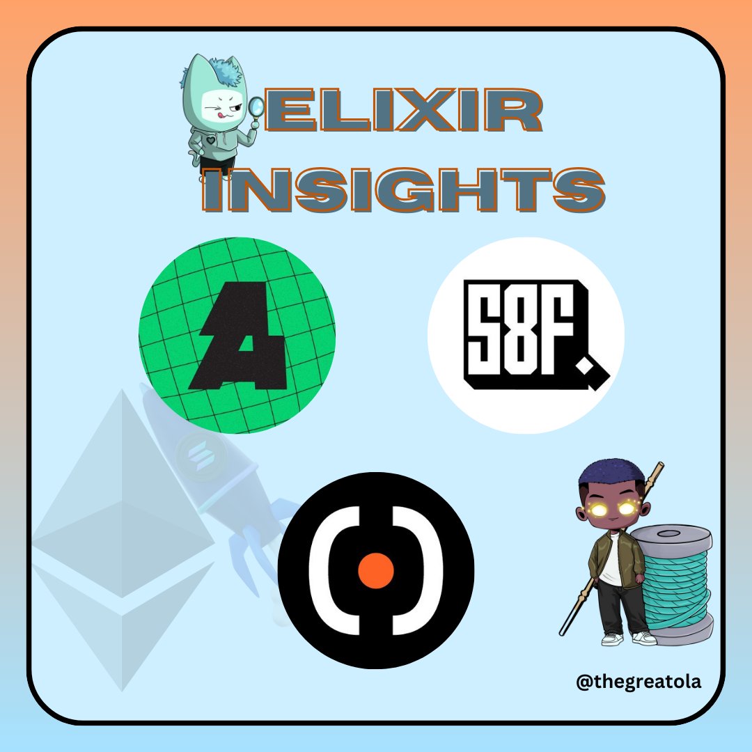 Elixir insights New week, same focus. COOK! 👨🏾‍🍳👨🏾‍🍳 I’m back again with another banger insight on my watchlist for the previous week. Here 𝟑 𝐞𝐚𝐫𝐥𝐲 𝐩𝐫𝐨𝐣𝐞𝐜𝐭𝐬 you need to keep your eye on this week 🫵🏾👀 𝐀𝐧𝐨𝐦𝐚𝐥𝐲 ( @anomalygamesinc) ➭An AI Gaming studio & layer…