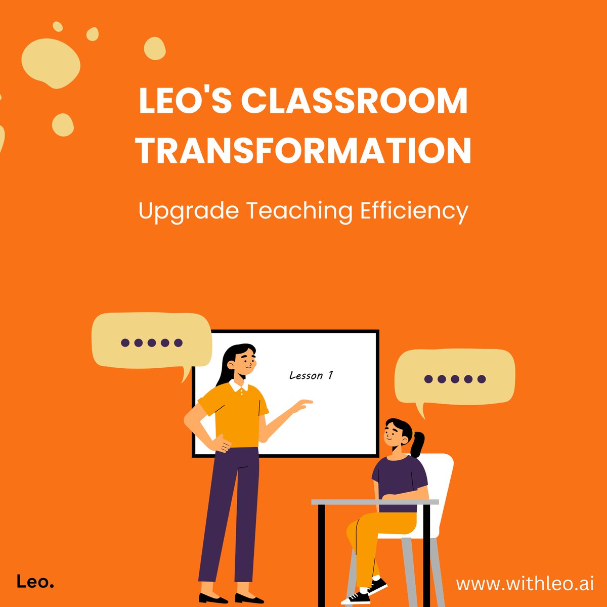 Revolutionize teaching with Leo: automate grading, personalize feedback, and save time. Join now at withleo.ai for a rewarding classroom experience.

#AI #edtech #education #teaching #AIinEducation #TeacherTools #TeachingAssistants #EducationalAI