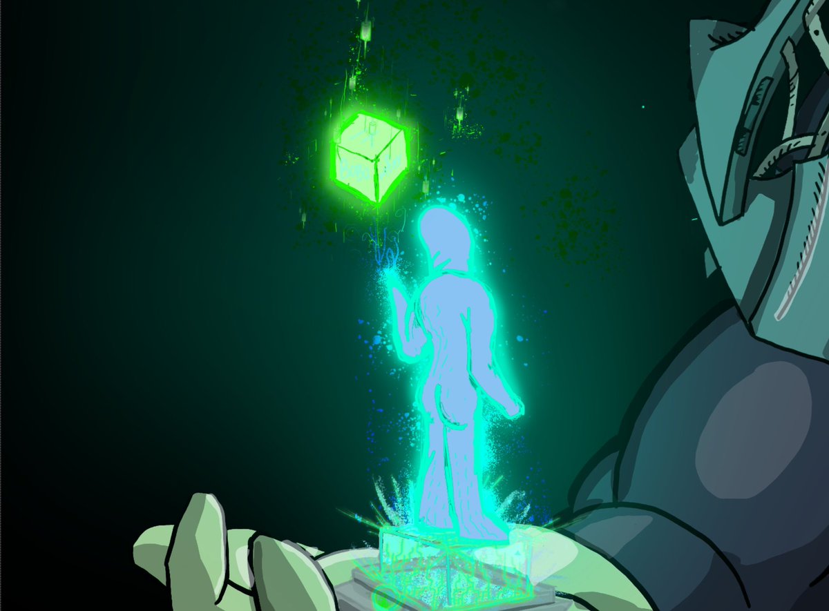 Yser_Art's tweet image. 📡〰️//INCOMING INTEL
This week we are going to dive into some deep lore. We will discover the importance of the AlgHeart, where tinyAI originates from, and how the BlockChip works. Some of you #YserOperators may know a little about this. Read the scrolls.📜
#A200ers #AlgoFam