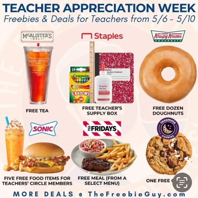 🍎Happy Teacher Appreciation Week to all the incredible IISD teachers out there! Don't miss out on awesome freebies, discounts, and deals for teachers. Check out The Freebie Guy - thefreebieguy.com/teacher-apprec… #TeacherAppreciationWeek #ThankATeacher