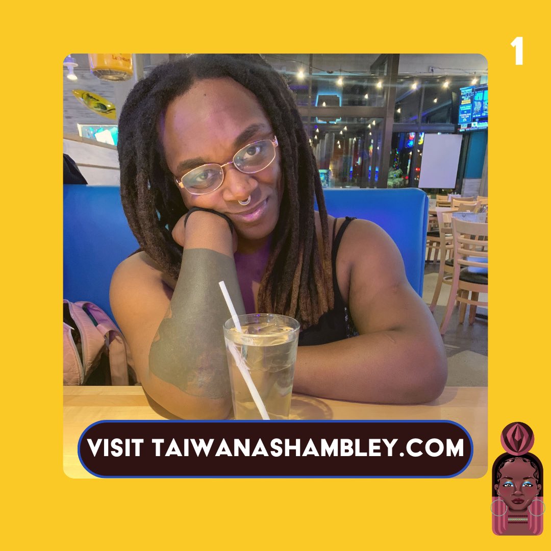 “A beautifully designed website and amazing pictures and display of your life’s work!” - a colleague 💛
.
.
.
#taiwanashambley #fiction #black #trans #disability #writersoftwitter #youth #minnesota #novel #abolition