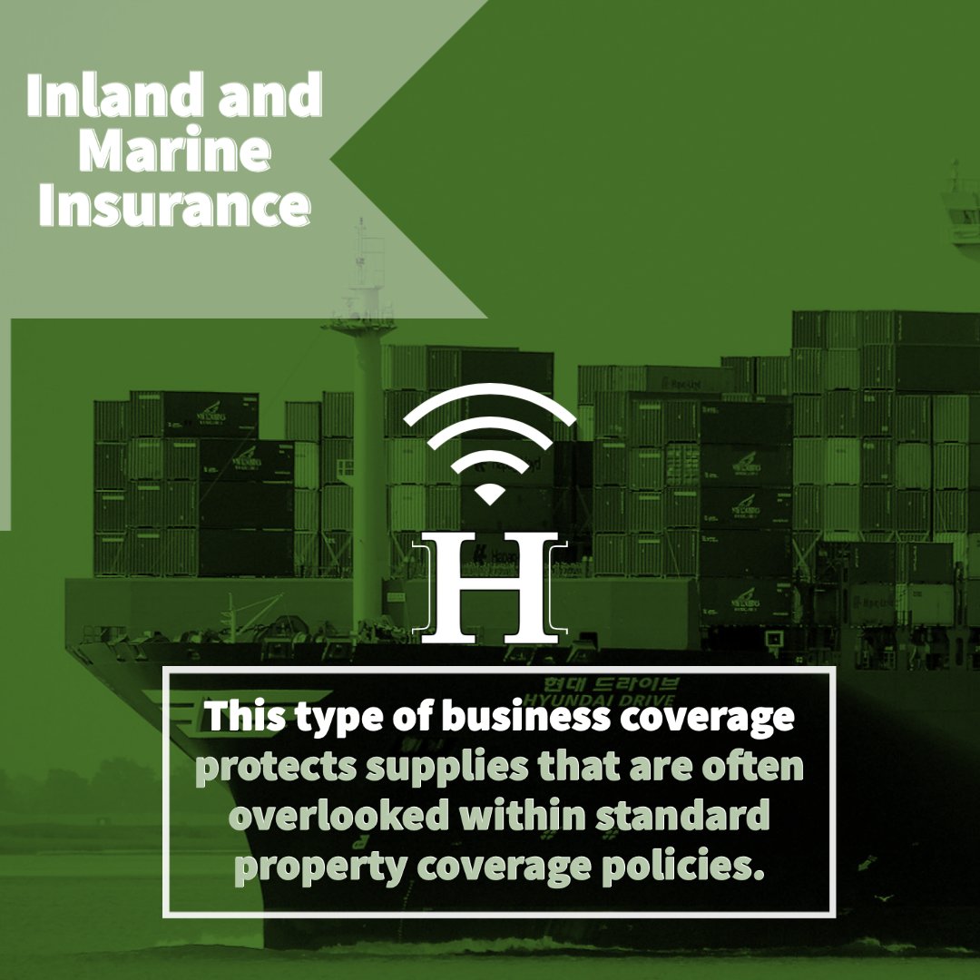 Businesses in the Tampa Bay area should remember to check that inland & marine insurance is part of your insurance coverage. Supplies often are not covered in standard property coverage policies. 

#HotalingInsuranceServices #BusinessInsurance #TampaBay