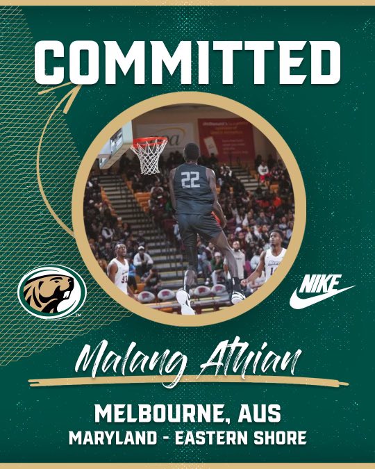 Please help us officially welcome Malang Athian to the Beaver basketball family. 🟢 6’7 Wing/Forward 🟢 Transfer from D1 Maryland - Eastern Shore 🟢 Appeared in 23 Games at UMES 🟢 38% from 3 at Cloud County CC in 2022-23 #GoBeavs #BeaverTerritory