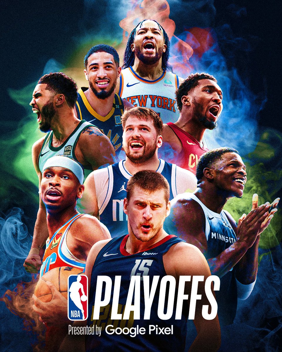 NBA's tweet photo. The NBA's brightest young stars led the way in Round 1...

Who will take the next step in Conference Semis action?

The #NBAPlayoffs presented by Google Pixel continue tonight on TNT! https://t.co/7KQVm9JgGp