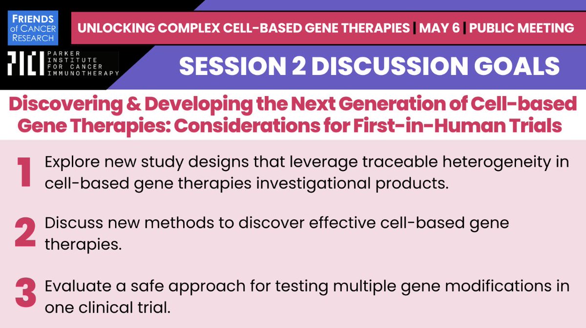 Unlocking Complex Cell-based Gene Therapies Session 2 is starting now! “Shaping the Future of Cell and Gene Therapies: Challenges & Opportunities.” Watch live:  youtube.com/watch?v=-QJXlB… #CGT