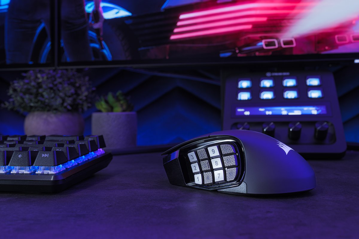 Iconic mouse for iconic MMOs 🥰 [ 🖱️ SCIMITAR ELITE ]
