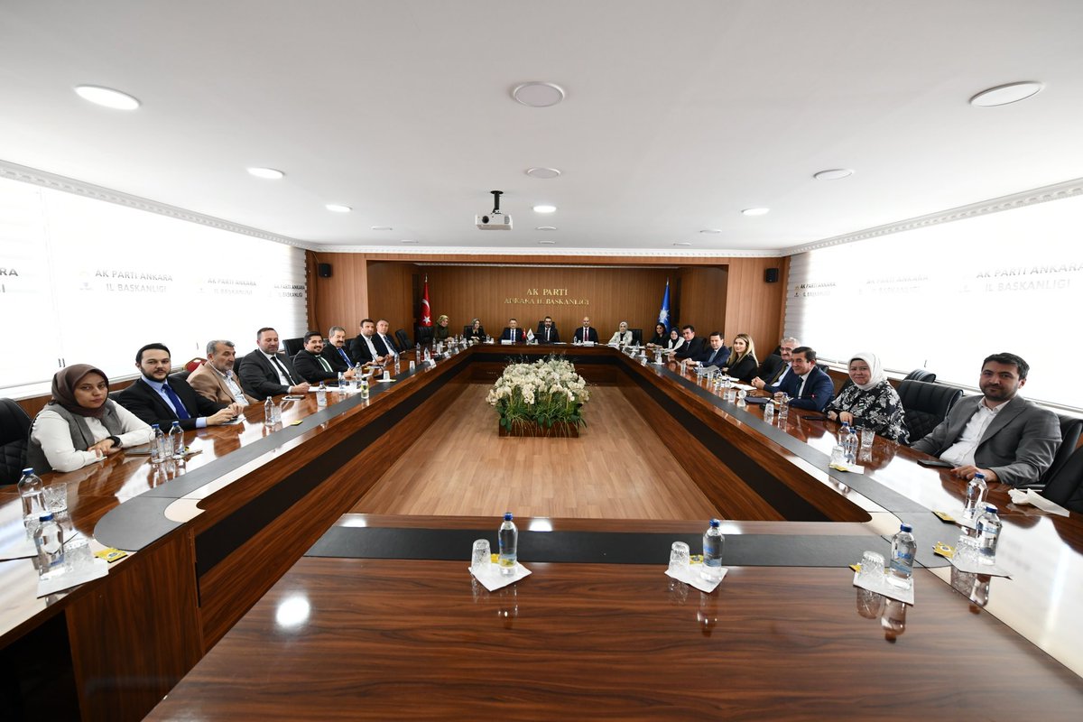 📍AK Parti Ankara İl Başkanlığı Olağan İstişare ve Değerlendirme toplantımızı gerçekleştirdik. Çalışmalarımızın ülkemiz ve milletimiz için hayırlara vesile olmasını diliyorum.