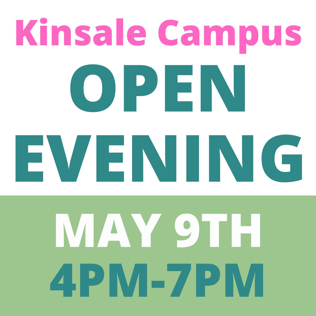 An opportunity this week to visit the campus after hours for our Open Evening from 4pm - 7pm. Discuss your course options with staff & explore funding/grant opportunities. Applications open via kinsalecampus.ie #CETB #ccfet #kinsalecampus #kinsale #courses #thisisFET #FET