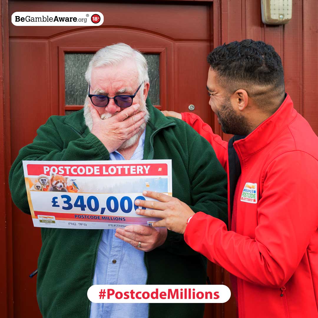 'It's absolutely amazing that so many people in Bridge of Earn have won. The atmosphere in the community is just going to be electric now we've had the Postcode Lottery here.' John, £340,000 winner in Perthshire's #PostcodeMillions ❤️ #PostcodeMillions T&Cs apply