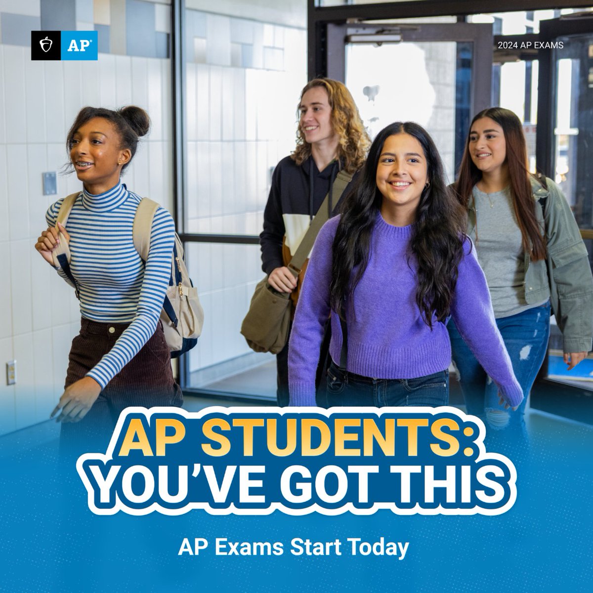 #APExams start today. You got this, students! 🌟