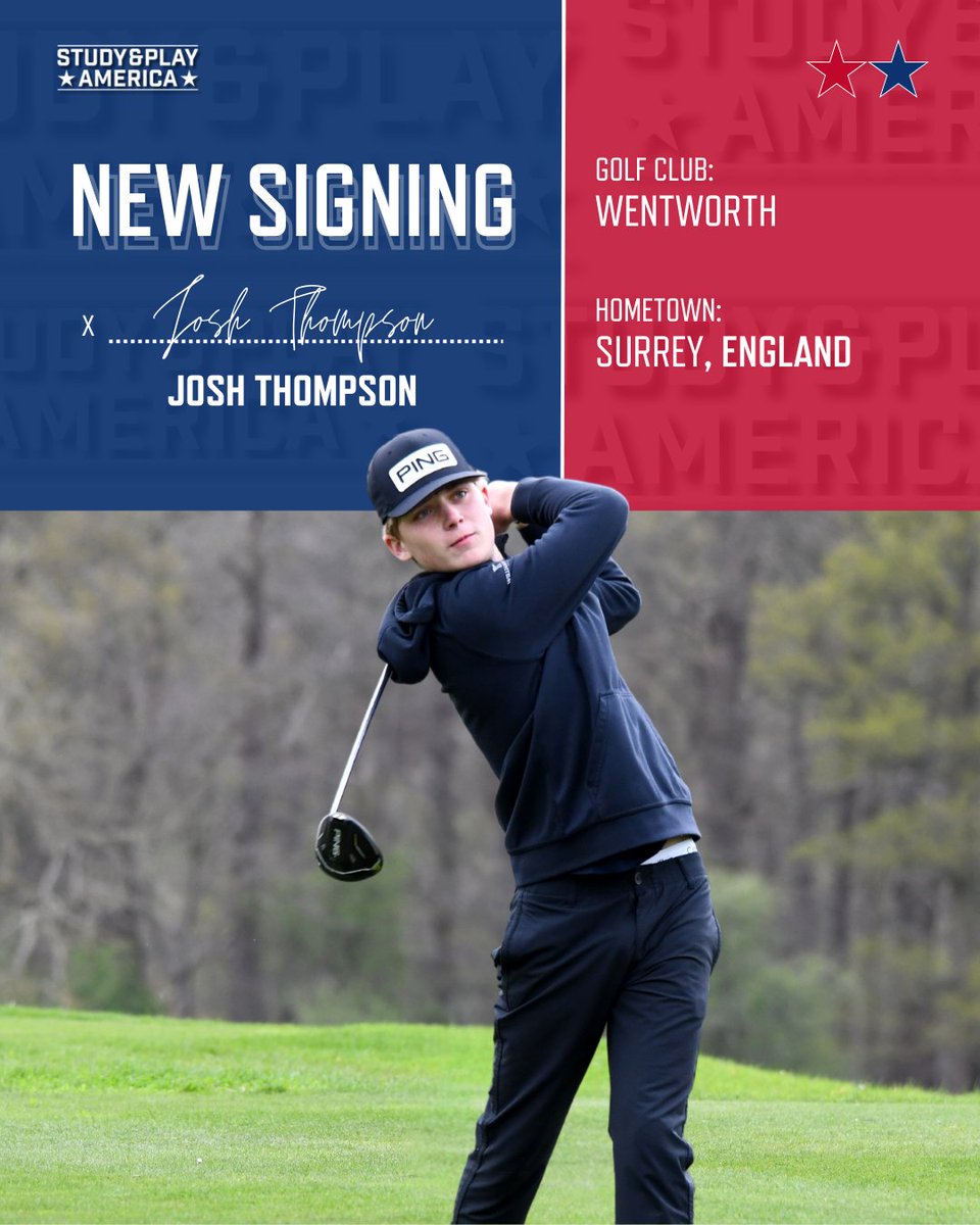 Super excited to announce our newest 2026 recruit @joshthompsongolf welcome to the S&P America ranks 🤝

Josh is the U16 @surreygolf Captain for this year and a member at the iconic @wentworth_club. He currently attends @reeds.golf where he is excelling⛳️

#StudyAndPlayAmerica 🇺🇸