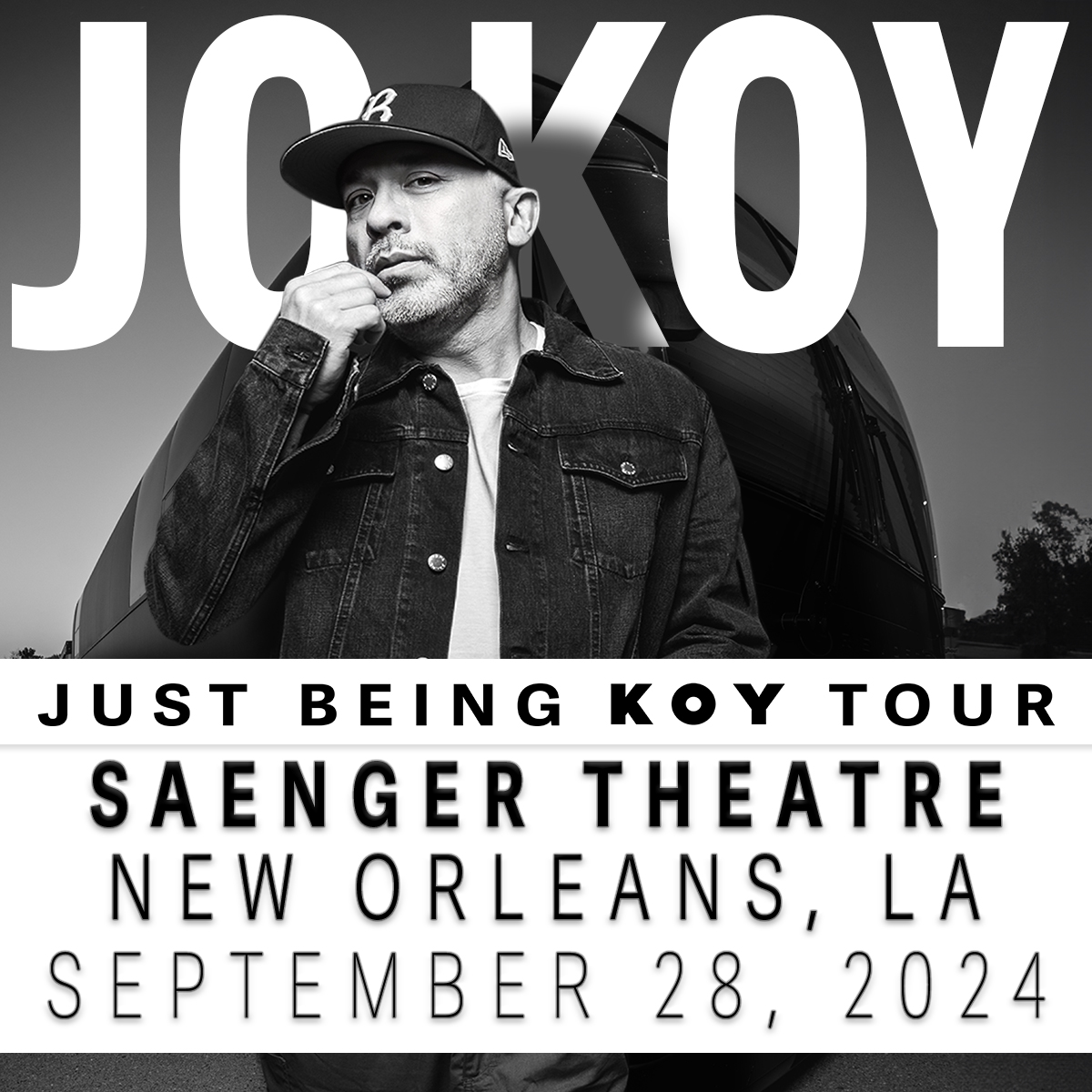 JUST ANNOUNCED! Jo Koy: Just Being Koy Tour coming to #SaengerNOLA Saturday, September 28! Tickets on sale Thursday at noon!