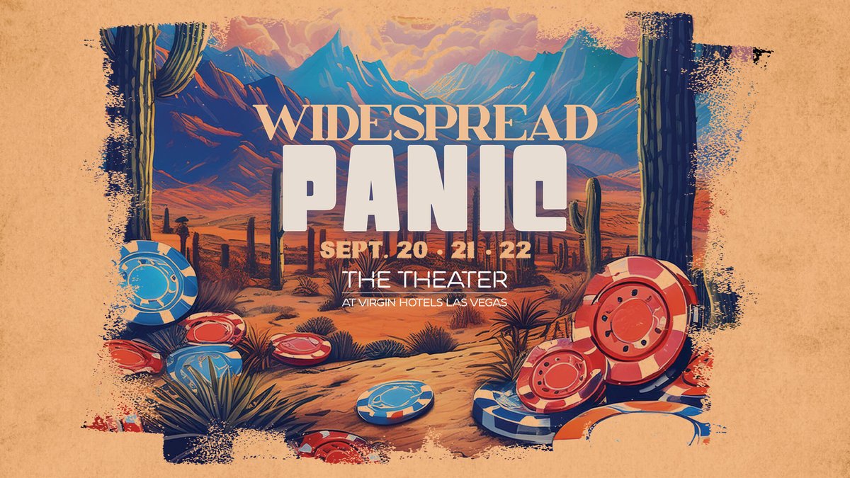 JUST ANNOUNCED: Widespread Panic heads to Las Vegas this fall for three shows at @vhlvtheater on September 20, 21, and 22, 2024. Tickets for the shows go on sale Friday, May 10 at 10 am Pacific Time. widespreadpanic.com/2024/05/06/thr…
