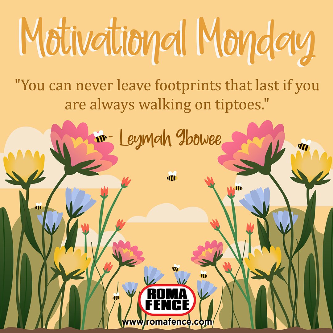 Happy Motivational Monday, Fencers! 🌷 #MotivationalMonday #romafence #quoteoftheday