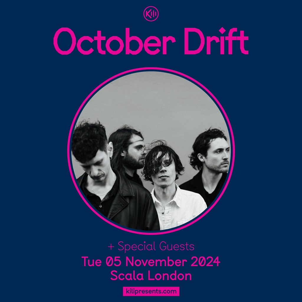 @octoberdrift just announced a show on 5th November at @ScalaLondon 🤘 🎟️Tickets on sale Wednesday 8th May at 10am.