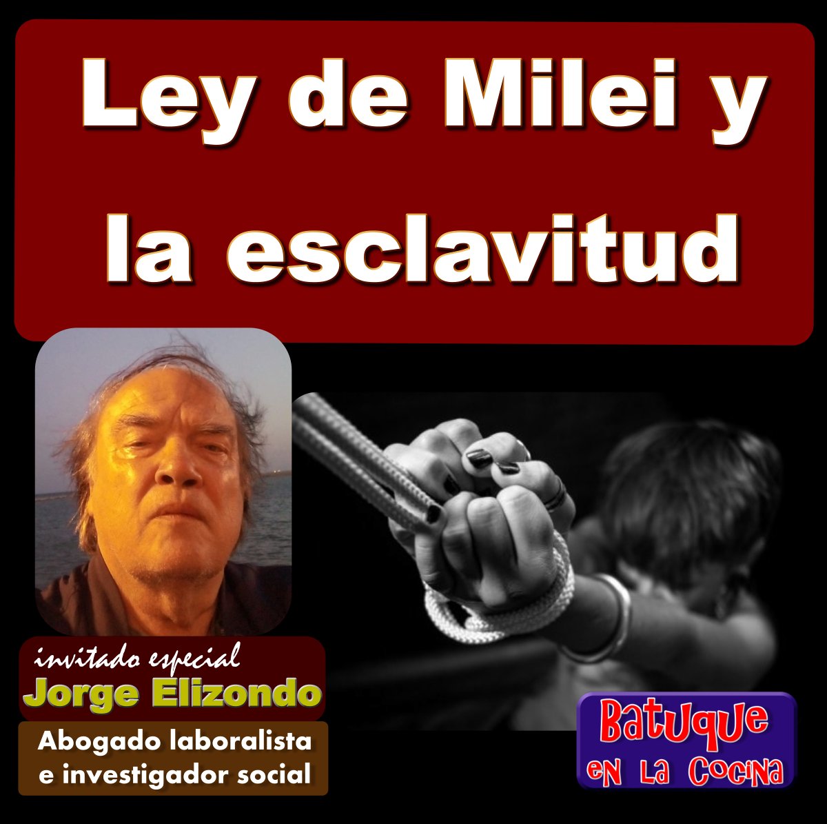 🎙️La #NoALaLeyBases  de Milei destruye los derechos de los trabajadorxs e instaura un régimen legal de esclavitud moderna. 
ESCÚCHANOS EN:
🎧Spotify: open.spotify.com/episode/5o7s1F…
🎧Ivoox: go.ivoox.com/rf/128493640
🎧iTunes: podcasts.apple.com/us/podcast/bat…
🎧TuneIn: tunein.com/podcasts/News-…