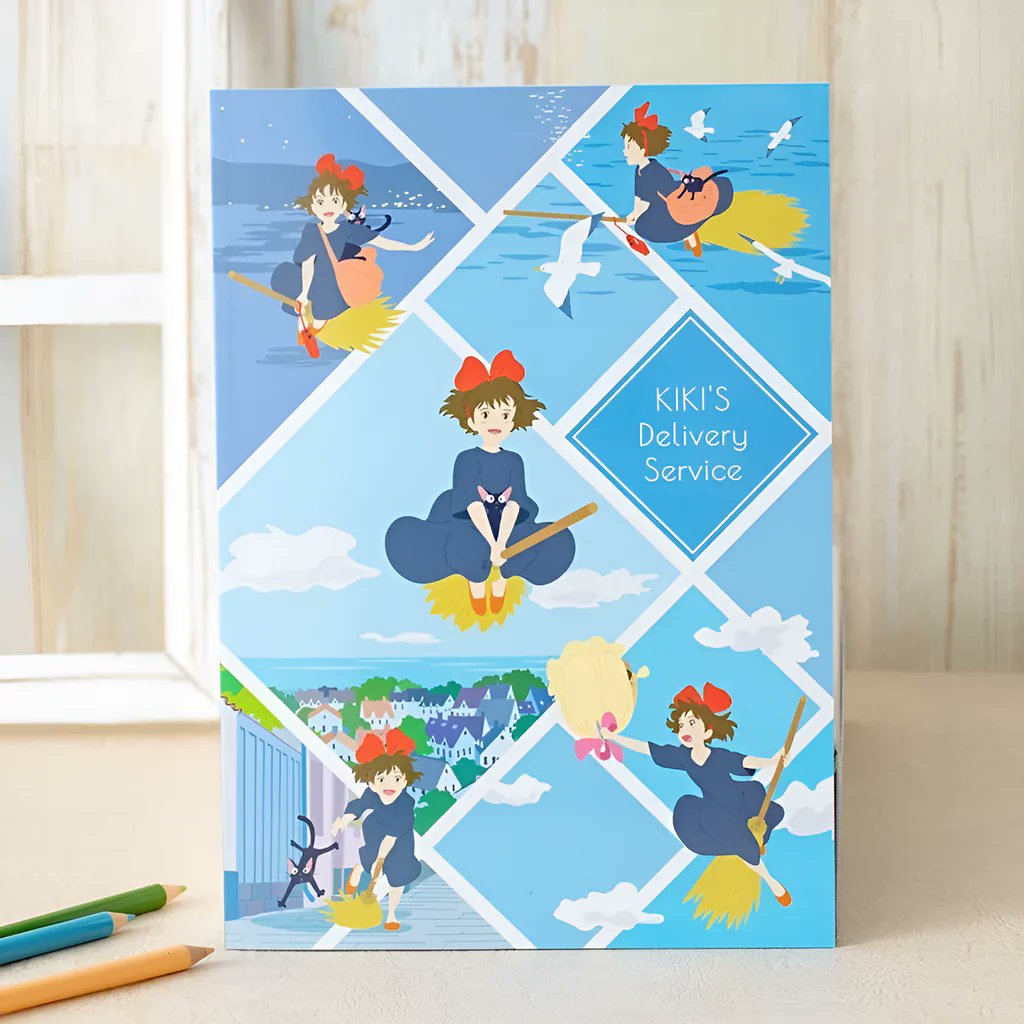 New arrival!🔥 Embark on a notetaking journey with the #StudioGhibli #KikisDeliveryService B5 Notebook!🎀🧹🐈‍⬛ #stationery #stationerylover #bujo 
kawaiipenshop.com/products/studi…