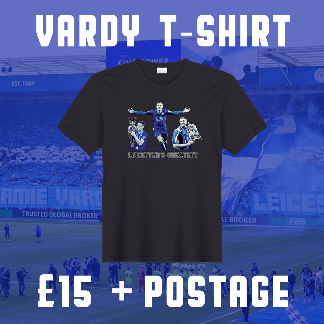 LEICESTER’S GREATEST VARDY T-SHIRT PRE ORDER HERE ⬇️⬇️⬇️ unionfs.bigcartel.com