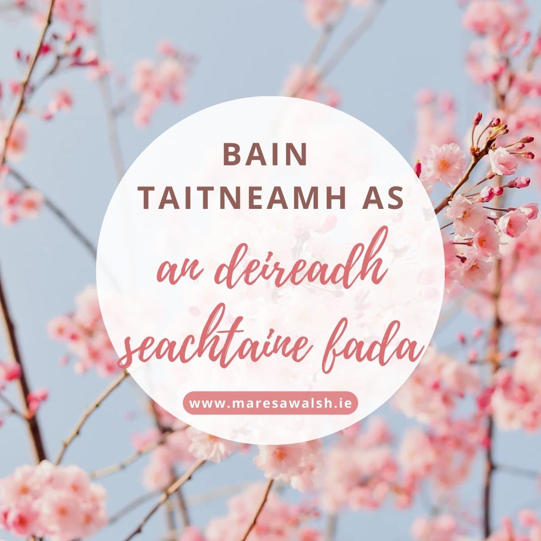 An bhfuil tusa ag baint taitneamh as an #DeireadhSeachtainFada ?

Are you enjoying the long weekend? 
#SaolTríGhaeilge #EverydayIrish #GaeilgeGachLá #IrishEveryDay #Taithí #CreidimIonat #Cuimhneacháin #Spreagadh