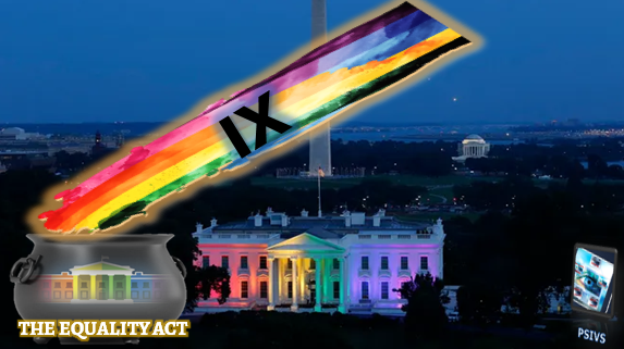The image of the White House was lit up in rainbow colors during the Barack Obama command. It is distorted unless the law of land is true everywhere else. Tell @POTUS to finalize #TitleIX and @congressdotgov
to pass the #EqualityAct. Img Src: Chuck Kennedy/Obama WH Archives.