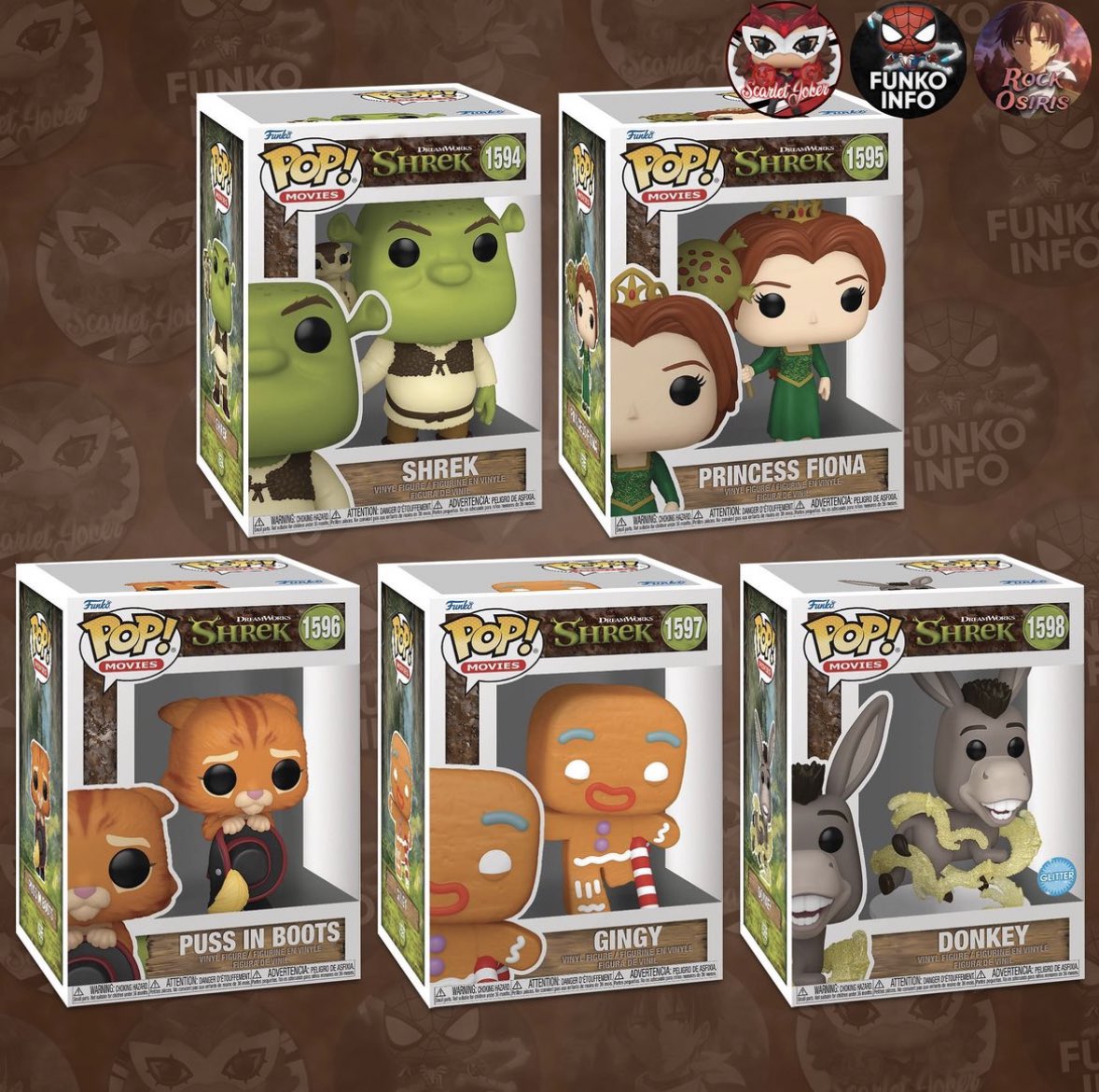 First look at the new Shrek Funko POPs! Based on the first movie ~ Thanks @funkoinfo_ ~ #FPN #FunkoPOPNews #Shrek #Funko #POP #POPVinyl #FunkoPOP #FunkoSoda