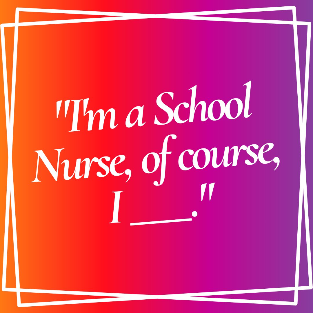 Must-watch video! Lynne Signore, BSN, RN, NCSN, NASN member, and ME School Nurse, in honor of all #schoolnurses and just in time for #SND2024, embraces the viral '#OfCourse' trend. Answering, 'I'm a School Nurse, of course, I ____.'  ⏯ow.ly/O5KH50Rxuhm