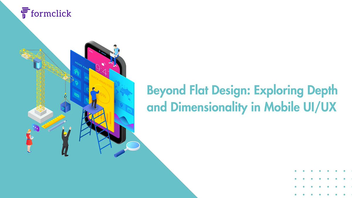 Delve into the concept of depth and dimensionality in mobile UI/UX, and explore how designers can leverage shadows, layers, and animations in their mobile interfaces.

#formclick #formbuilder #nocode #nocodeformbuilder #uiux #blog 
Read the entire blog at blog.formclick.io/post/beyond-fl…