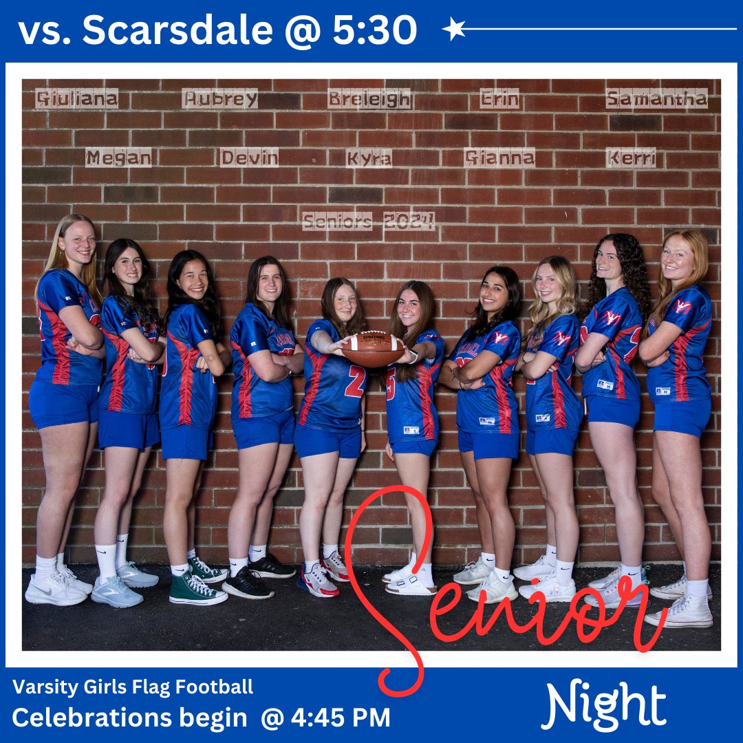 Come and support our girls flag football team at what could possibly be their last home game this season. It's also senior night where we will be celebrating our seniors during their last season. Let’s Go Rams!