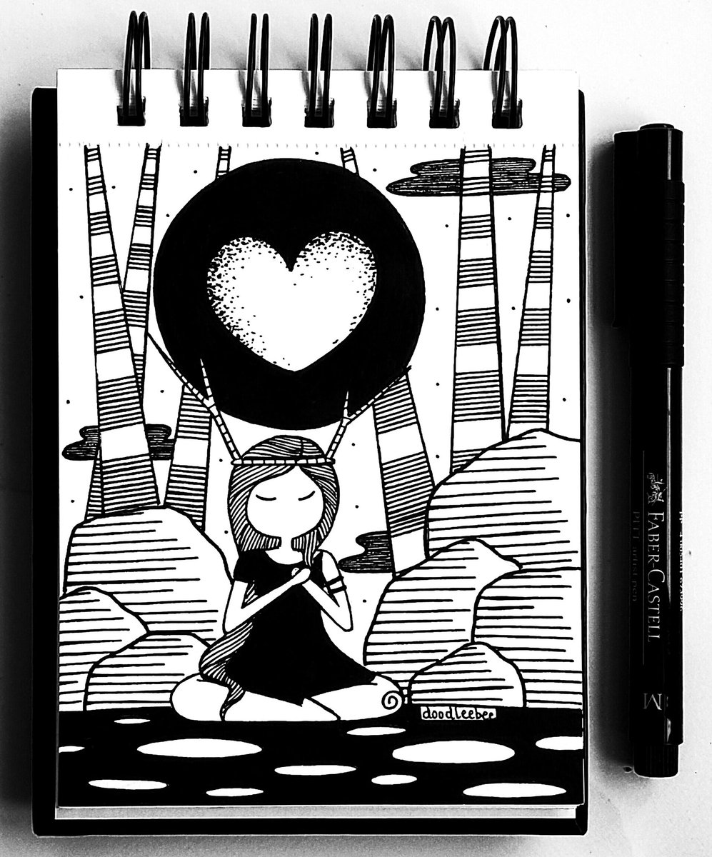 Inktober52 Prompt 16 - #Ball
You are a ball of divine love.
#Doodleebee #inktober2024 #inktober #inktober52 #artwork #love #lightworker