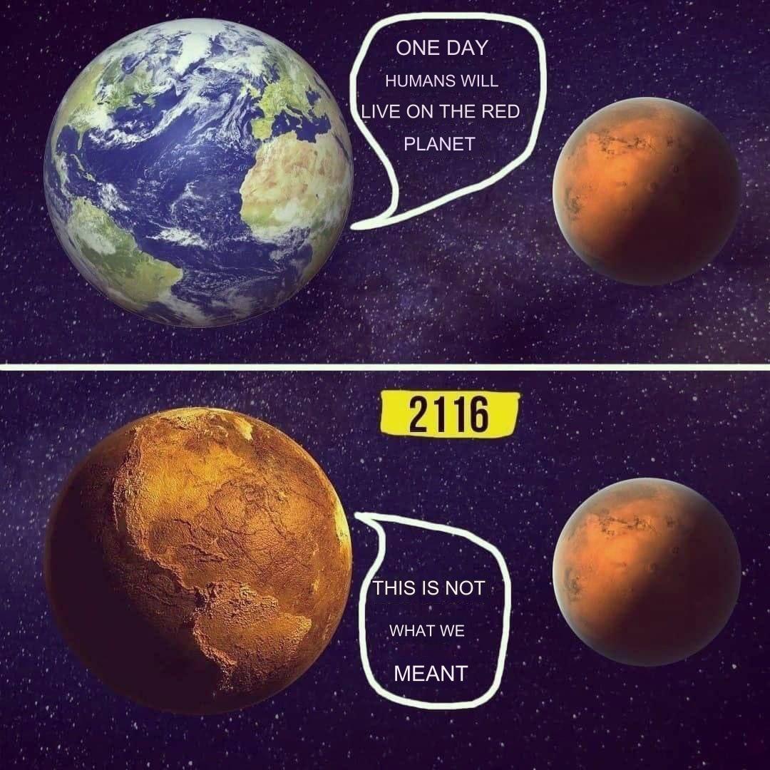 The most realistic scenario of life on the Red Planet...