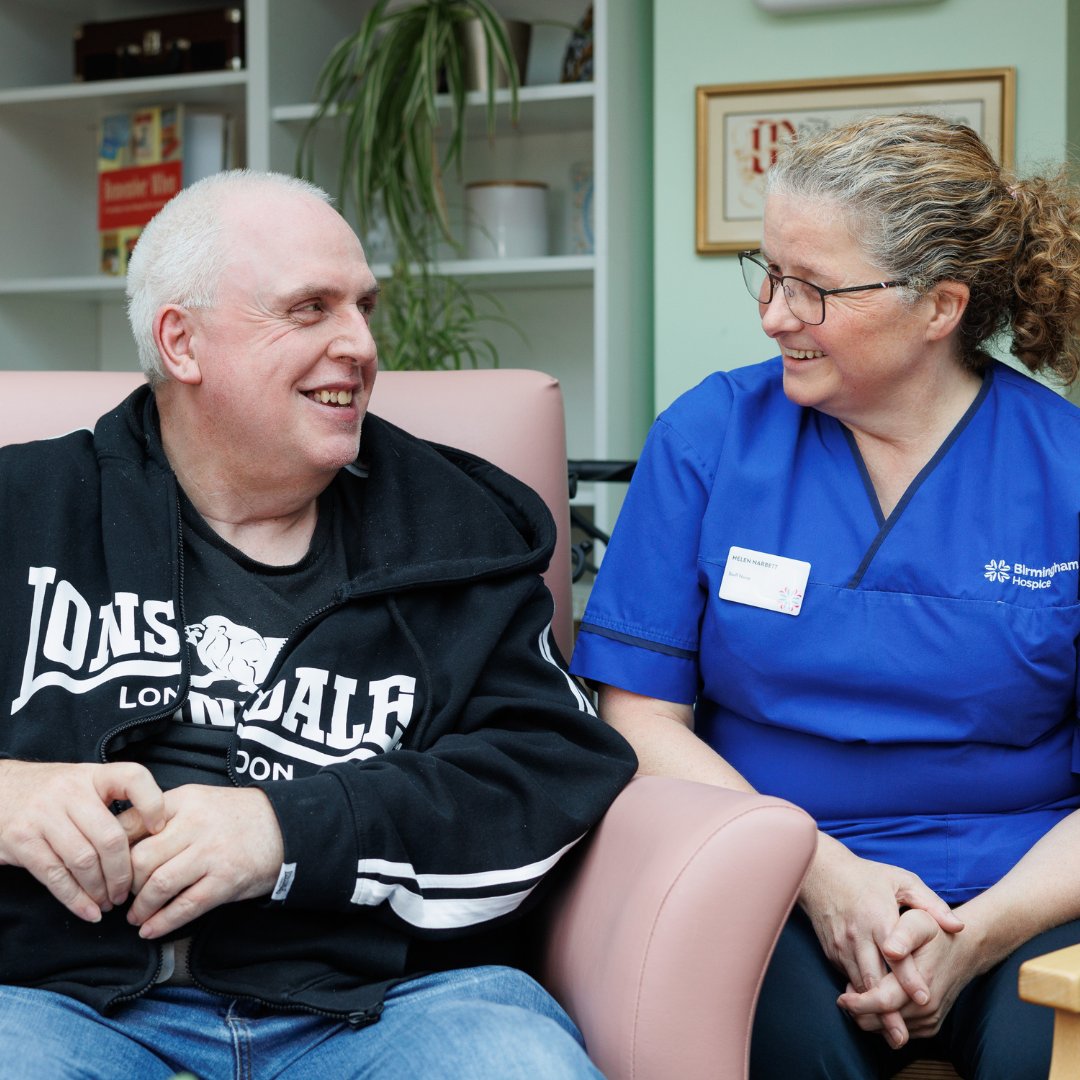 This week is Dying Matters Awareness Week, organised by @HospiceUK. Join us in our Living Well Centres in Erdington on Thursday 9 May and Selly Park on Friday 10 May from 10-3 to learn about our support. There is no need to book in advance. We look forward to welcoming you!