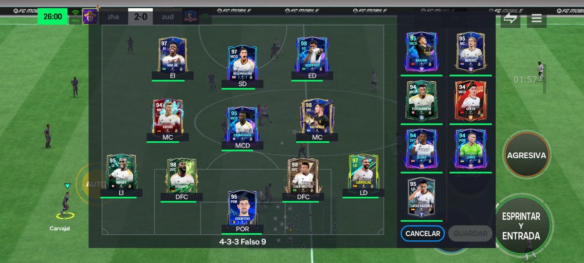 zharuto's tweet photo. equipo titular A y B. #RealMadrid 
@fifa_droid @tutiofifa @fifagreiff @nitrofm7 https://t.co/8tzxuKR5eE