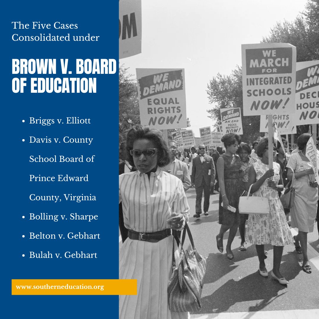 In 1954, the Supreme Court ruled in the Brown v. Board case that ‘separate but equal’ had no place in schools. As we approach the 70th anniversary, we consider the progress our nation has made & the miles to go to ensure equitable educational opportunities for all.@BrownsPromise