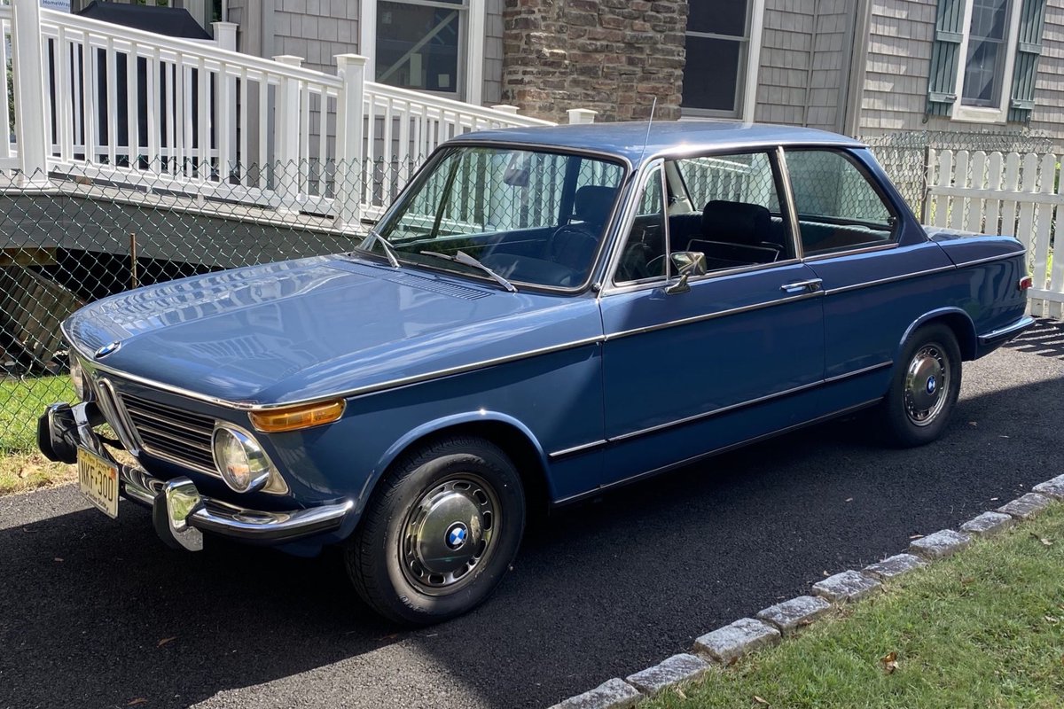 Ups For Dealers: 22-Years-Owned 1971 BMW 2002: This 1971 BMW 2002 is a Riviera over black example that was acquired by the seller in 2002 and is powered by a 2.0-liter M10 inline-four paired… dlvr.it/T6VdLq Bringatrailer.com #carsofinstagram #carporn #classiccar