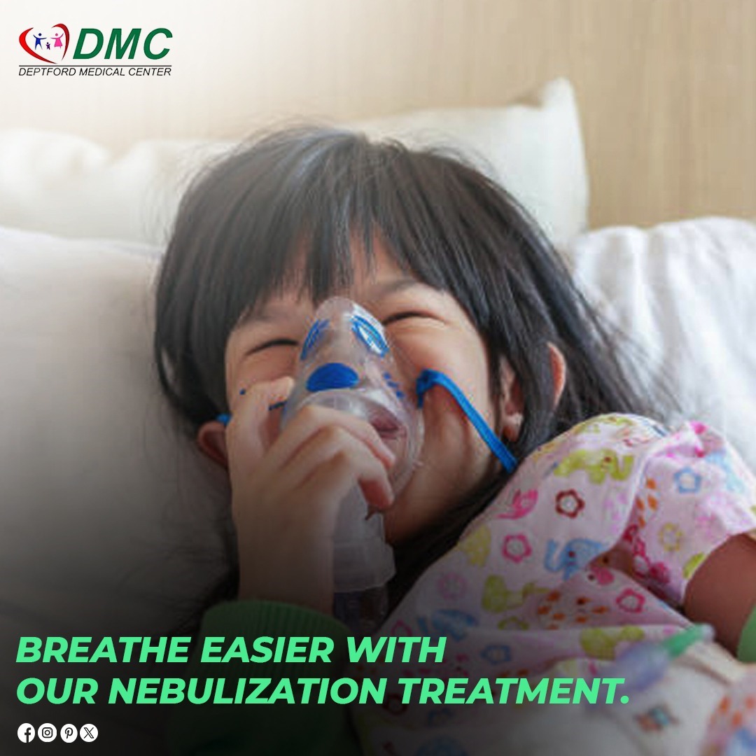 Whether it's asthma or respiratory issues, our specialized care offers relief when you need it most.

Call us at (856) 848-8060
#DMC #health #care #healthylifestyle #specializedcare #offer #NebulizationTreatment #need #asthma #respiratory #mondaymotivation