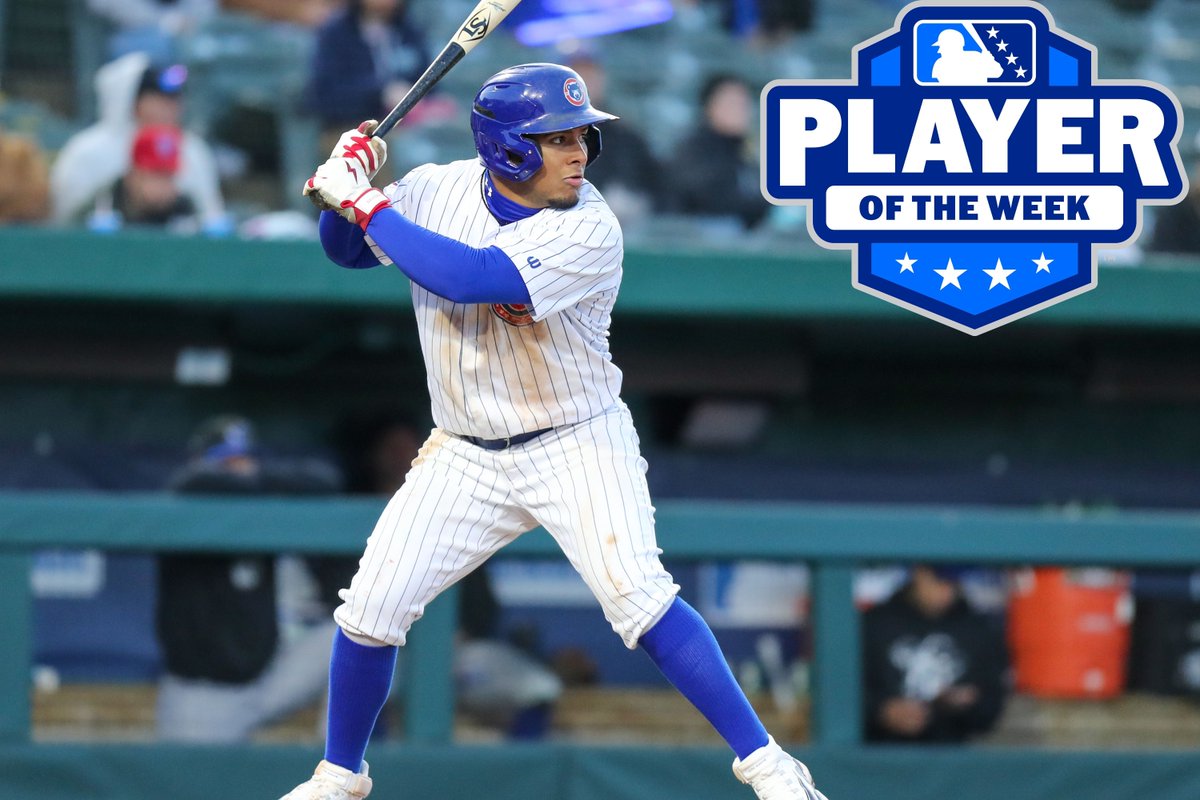 🚨MWL Player of the Week ➡️ Pedro Ramirez🚨

The 20-year-old, top-30 @Cubs prospect, picked up 13 hits last week! He homered in back-to-back games, drove in 6 for the series, and struck out one time in 27 at-bats.