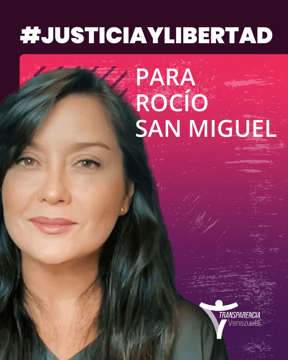 #JusticiayLibertad para Rocío San Miguel. 

Rocío recibe su cumpleaños enfrentando una injusta detención que la ha mantenido alejada de sus familiares por 87 días.

Exigimos su libertad plena, el respeto a sus derechos y que se le garantice el debido proceso.