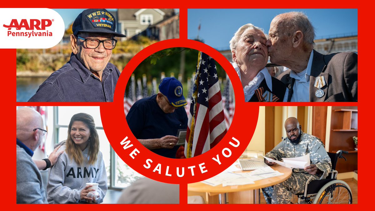 #AARPSalutes our service members, veterans, and their families for their bravery and sacrifices. We're dedicated to providing targeted resources for veterans' unique needs. Explore our complete guide to military benefits: spr.ly/6019jBkTd