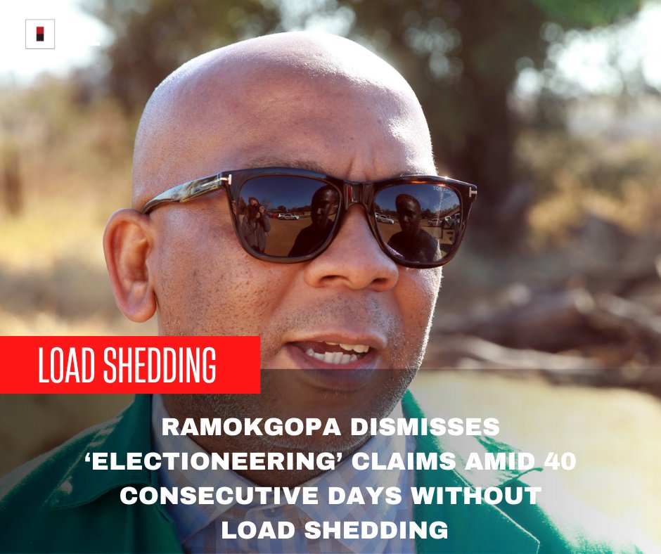 Minister of Electricity Kgosientsho Ramokgopa has shot down claims that “40 days without load shedding” is an electioneering strategy that is related to the election. #Elections2024 iol.co.za/news/politics/…