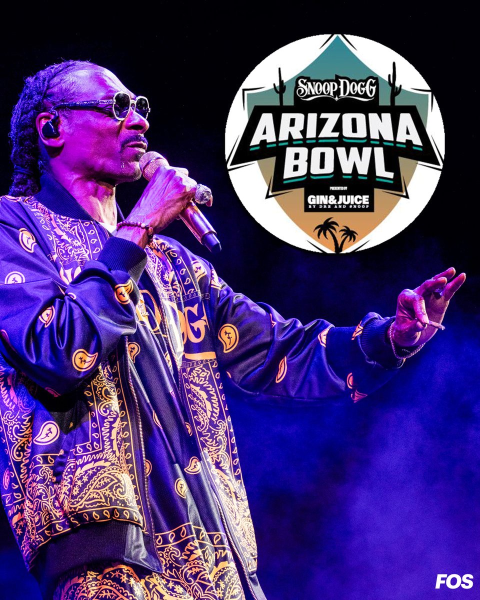 The Arizona Bowl has agreed to a title sponsorship deal with Snoop Dogg's beverage line with Dr. Dre, Gin & Juice. The game is now officially 'The Snoop Dogg Arizona Bowl Presented by Gin & Juice By Dre and Snoop.'