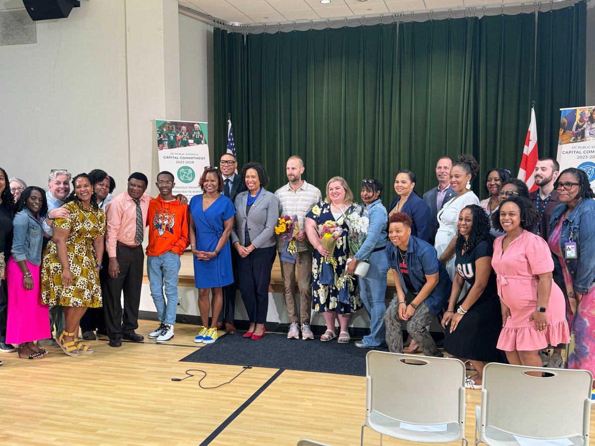 Dr. Christina Grant (@cgrantserves) on Twitter photo It was a pleasure to join <a href="/MayorBowser/">Mayor Muriel Bowser</a>, <a href="/DCPSChancellor/">Chancellor Ferebee</a> and <a href="/DMEforDC/">DC Deputy Mayor for Education</a> at <a href="/RiverTerraceEC/">River Terrace Education Campus</a> this morning to celebrate #TeacherAppreciationWeek. Thank you for all that you do for students across the District. #WeLoveDCTeachers It was a pleasure to join <a href="/MayorBowser/">Mayor Muriel Bowser</a>, <a href="/DCPSChancellor/">Chancellor Ferebee</a> and <a href="/DMEforDC/">DC Deputy Mayor for Education</a> at <a href="/RiverTerraceEC/">River Terrace Education Campus</a> this morning to celebrate #TeacherAppreciationWeek. Thank you for all that you do for students across the District. #WeLoveDCTeachers