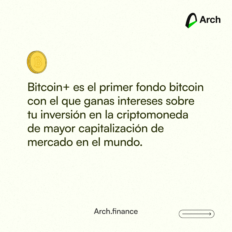 Arch_Finance_ES's tweet photo. Conoce Bitcoin+, una forma de inteligende de invertir.

Bitcoin+ hace trabajar tus ahorros en bitcoin para maximizar el retorno de tu inversión, a través de estrategias de rendimiento en finanzas descentralizadas y con administración conservadora. ¡Comienza ahora!