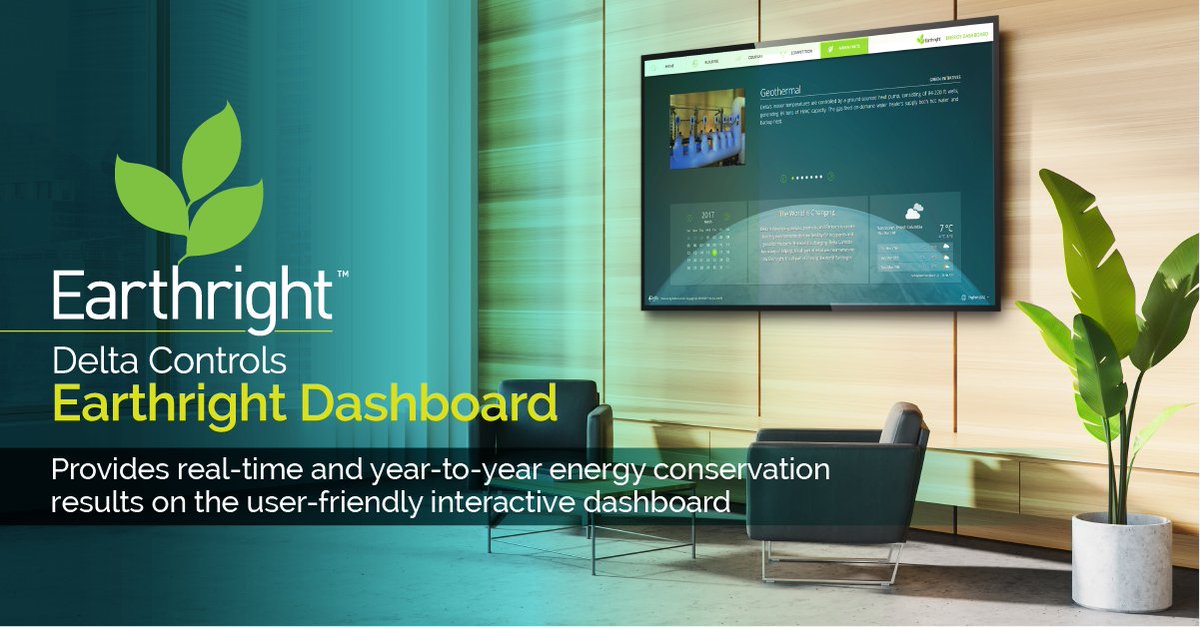 Our Earthright Energy Dashboard makes showcasing your #energy #efficiency efforts to the #smartbuilding’s occupants a breeze! By providing real-time and year-to-year energy conservation results on the user-friendly interactive dashboard displayed in public areas like lobbies, you