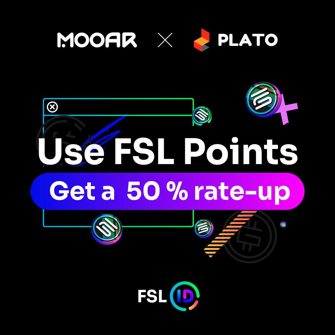 You can join the @Plato2Earn Raffle Mint on @mooarofficial using your FSL Points for a 50% better chance to win! ✨ Additional ways to boost your luck ⤵️ 👟 Get a 50% rate-up for each locked STEPN x MOOAR Genesis Sneaker 🍴 HODLing #Plato Foodies will add an extra 50% rate-up…