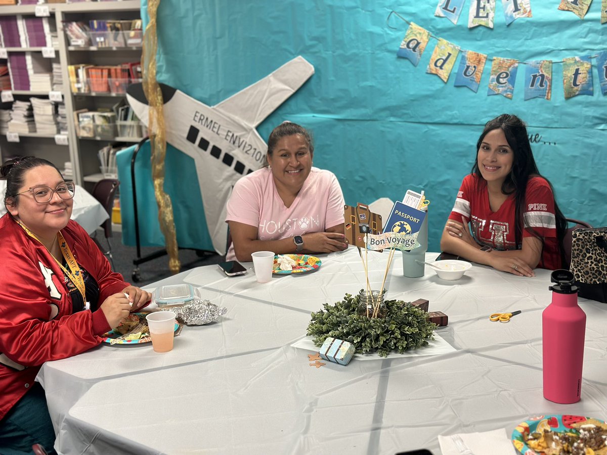 Enjoying lunch! Teacher Appreciation Week! <a href="/ErmelES_AISD/">Ermel Elementary</a>