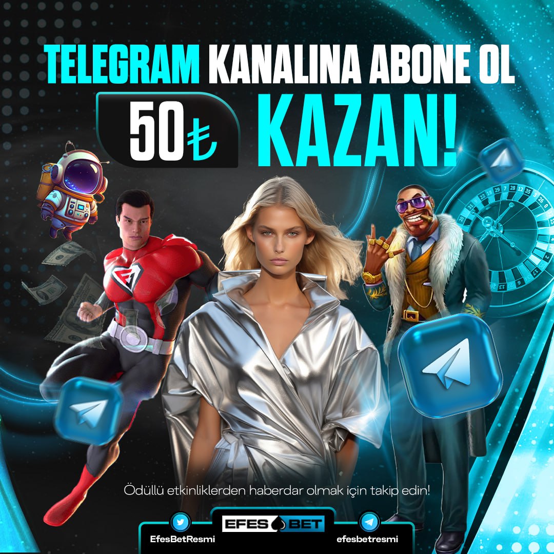 efescasinogiris's tweet photo. ⭐️ MAYIS AYI TELEGRAM ETKİNLİĞİ BAŞLADI!! ⭐️

✔️ Efesbet ailesi olarak Telegram kanalımıza katılan herkese 50 TL Nakit hediye!

✔️ Telegram kanalına katıl, Formu doldur 50TL Kazan!

📱 Efesbet Telegram Kanalı:
https://t.co/VG2YBbTPZs
#efesbetcasinogiriş 
https://t.co/ls4YVjjGHe https://t.co/ns9958APRF