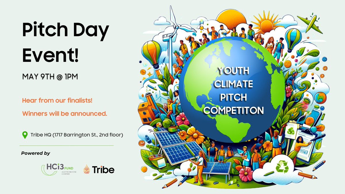 Pitch Day is upon us! Join us this Thursday, May 9th for an afternoon of inspiring presentations, networking opportunities, and a chance to support the next generation of change-makers. Register here: buff.ly/4cRWlht