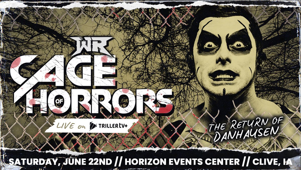 [BREAKING] A Very Nice & Very Evil announcement. Signed for 6/22 #RevolverCAGE @HorizonEventsC1 LIVE on @FiteTV+ The RETURN of DANHAUSEN! 🎟️ RevolverTickets.com