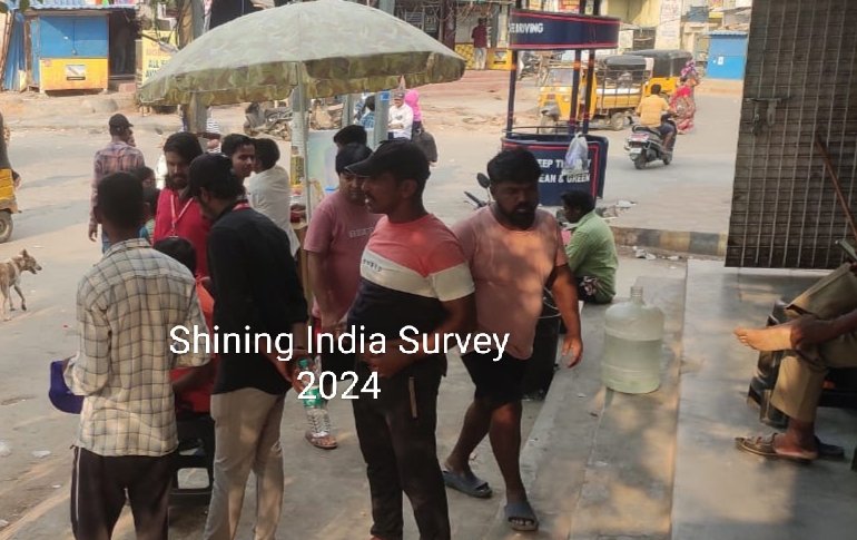 Sharing some glimpses from the Shining India Survey For Lok Sabha Elections 2024 #ShiningIndiaSurvey #Elections2024 #LokSabhaElections2024